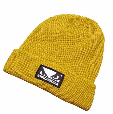 BAD BOY Logo Ribbed ΣΚΟΥΦΟΣ-Yellow